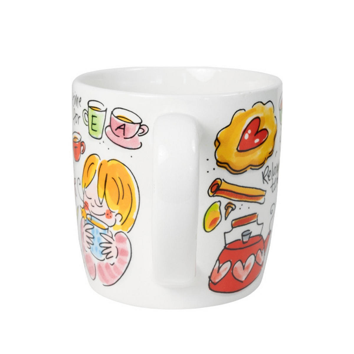 CAPPUCCINO-BECHER Du bist eine Mutter wie keine andere in Bunt - 500 ml - Multicolor, Keramik (0.5L) - Blond Amsterdam