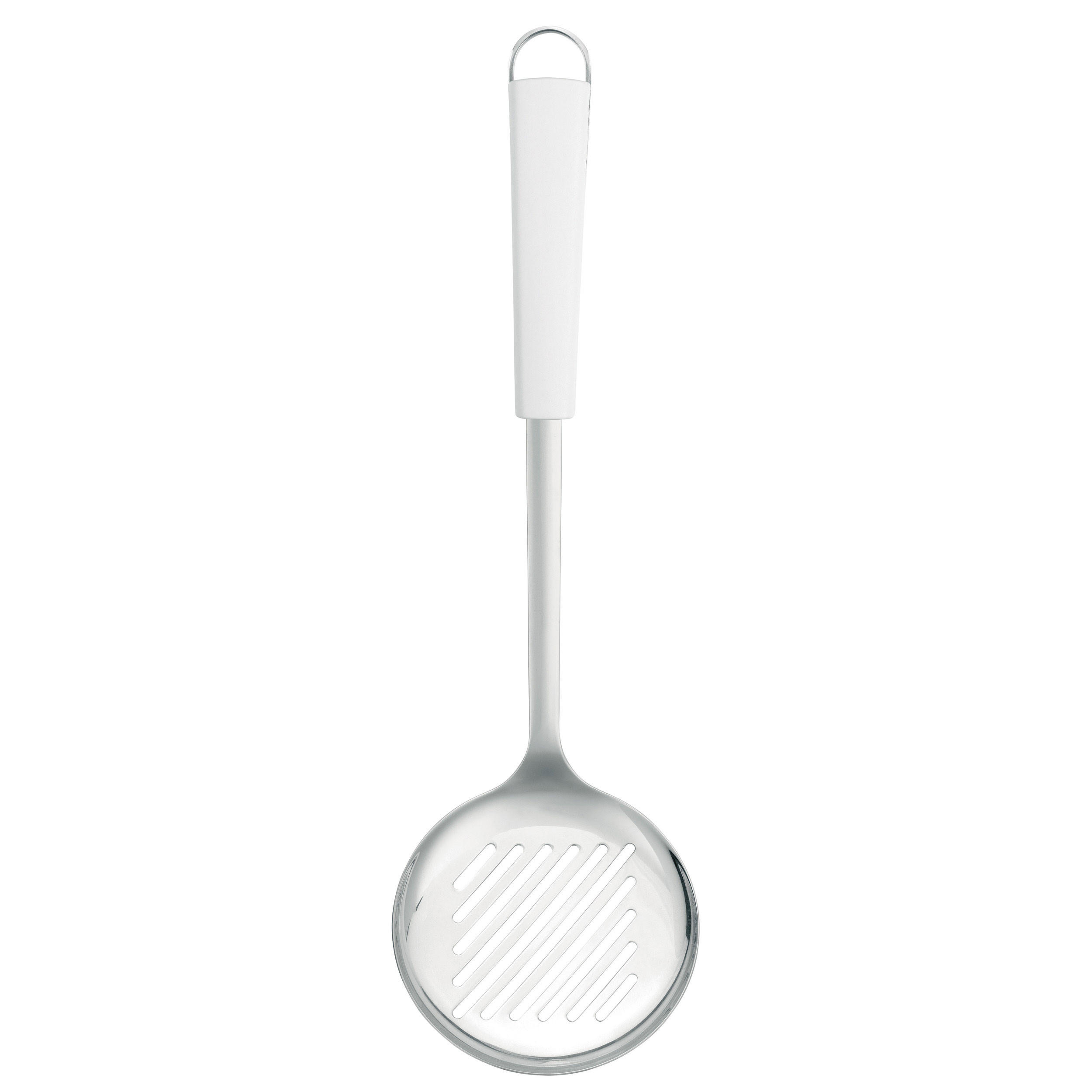 SCHAUMLÖFFEL Essential, Kelle in Weiß und Edelstahl - Weiß, Metall (37.6cm) - Brabantia