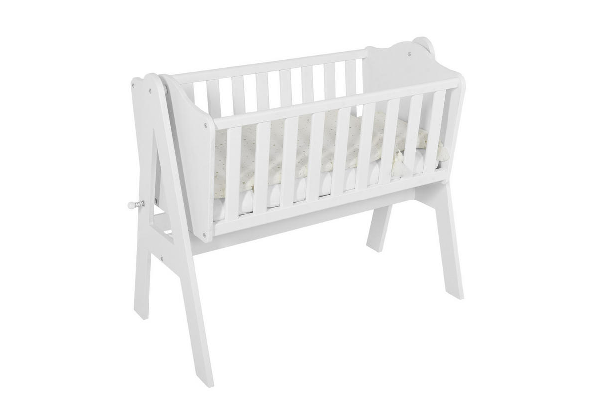 DETSKÁ HOJDAČKA Lea 90/40 - biela, kompozitné drevo (40/90cm) - RAUMHIRSCH FURNITURE