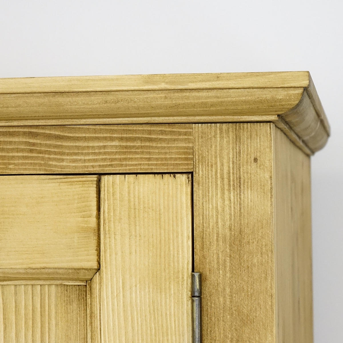 KLEIDERSCHRANK aus Massivholz JAGNA - Honig, Holz (110/200/65cm) - Seart