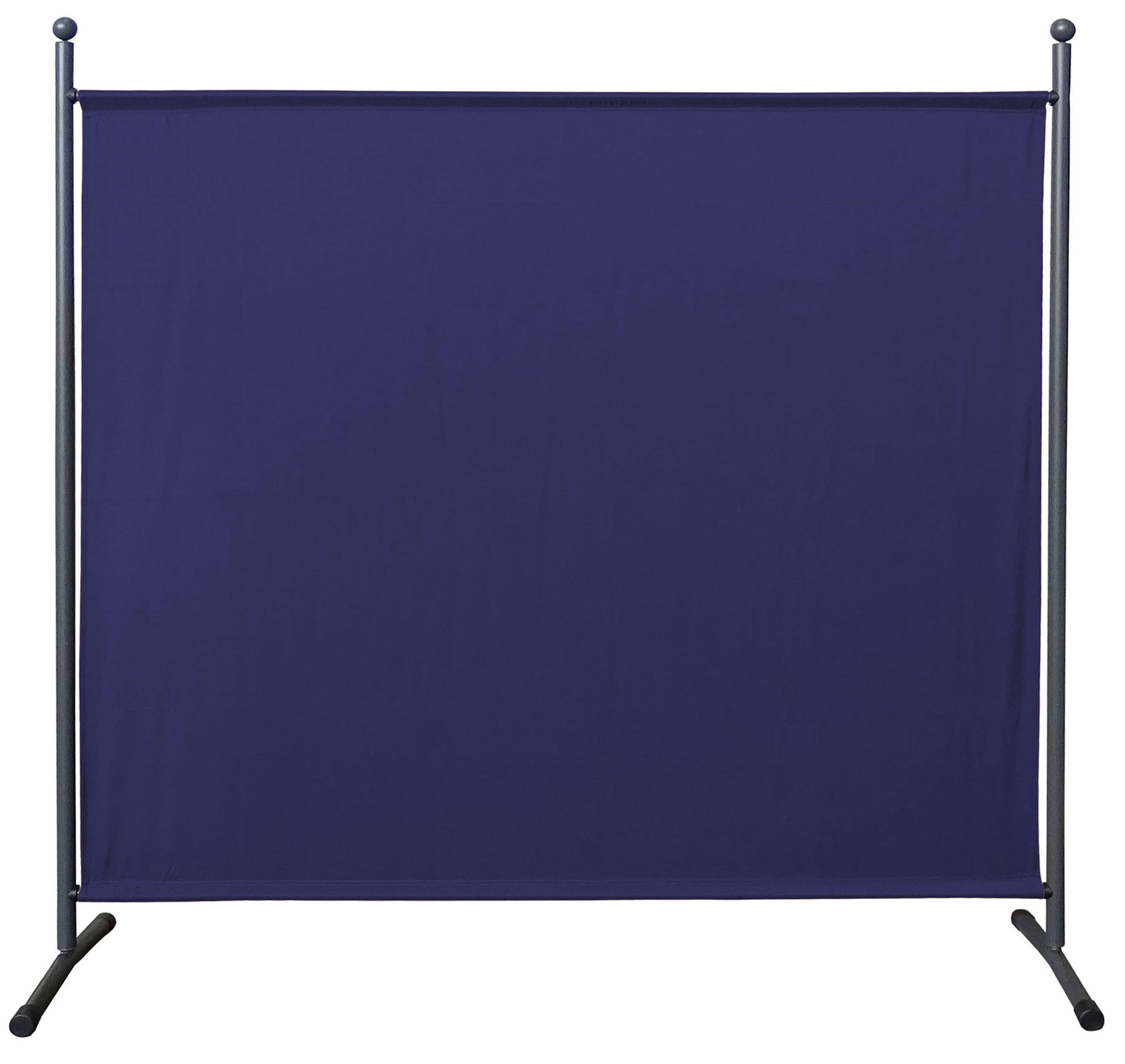 PARAVENT 1-tlg. 180x178 cm Blau - Blau, Metall (178/180cm) - QUICK STAR