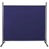 PARAVENT 1-tlg. 180x178 cm Blau - Blau, Metall (178/180cm) - QUICK STAR