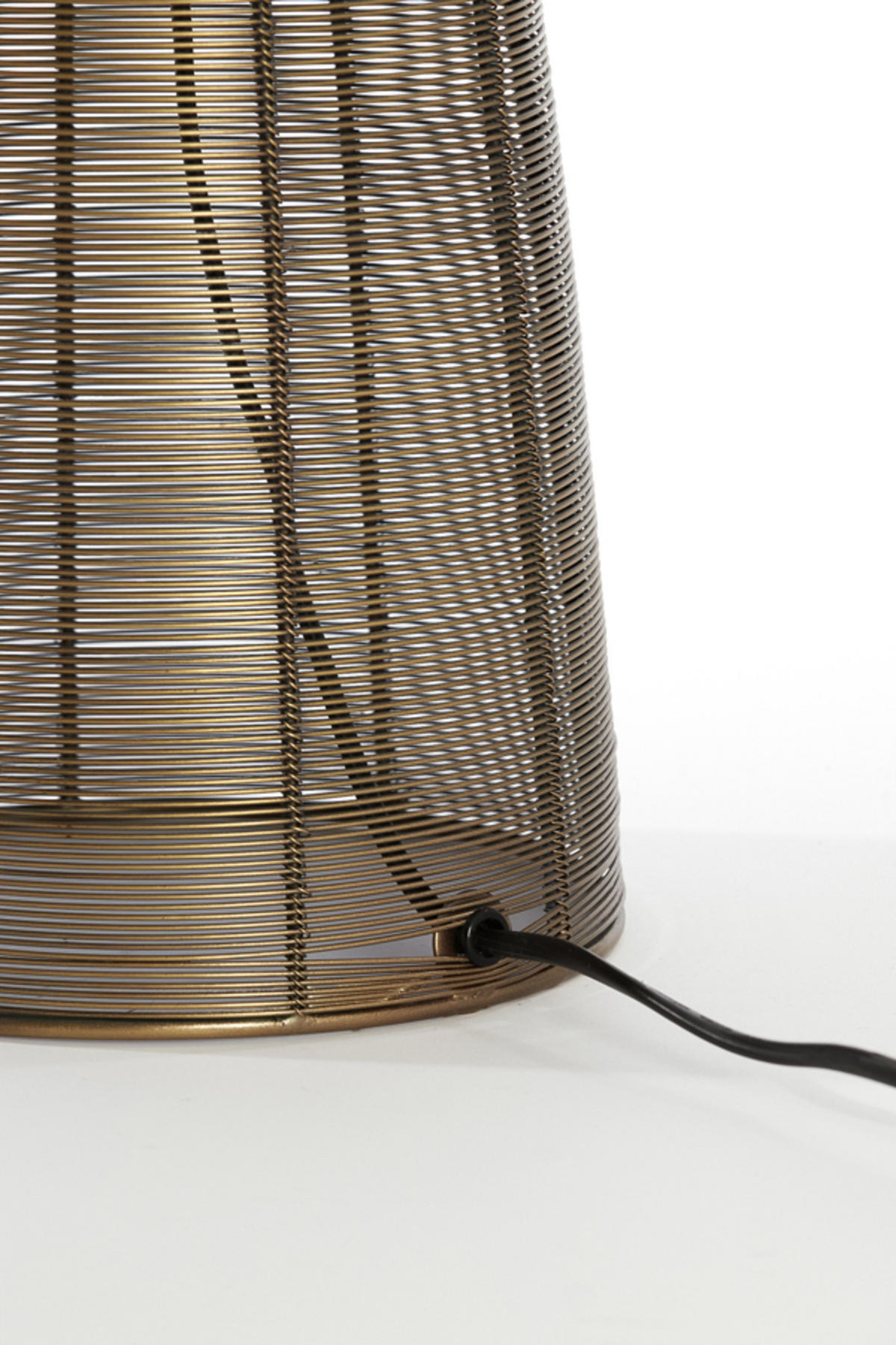 TISCHLAMPE Aboso Bronze Ø24/54 cm - Bronzefarben, Metall (24/24/54cm) - Light & Living