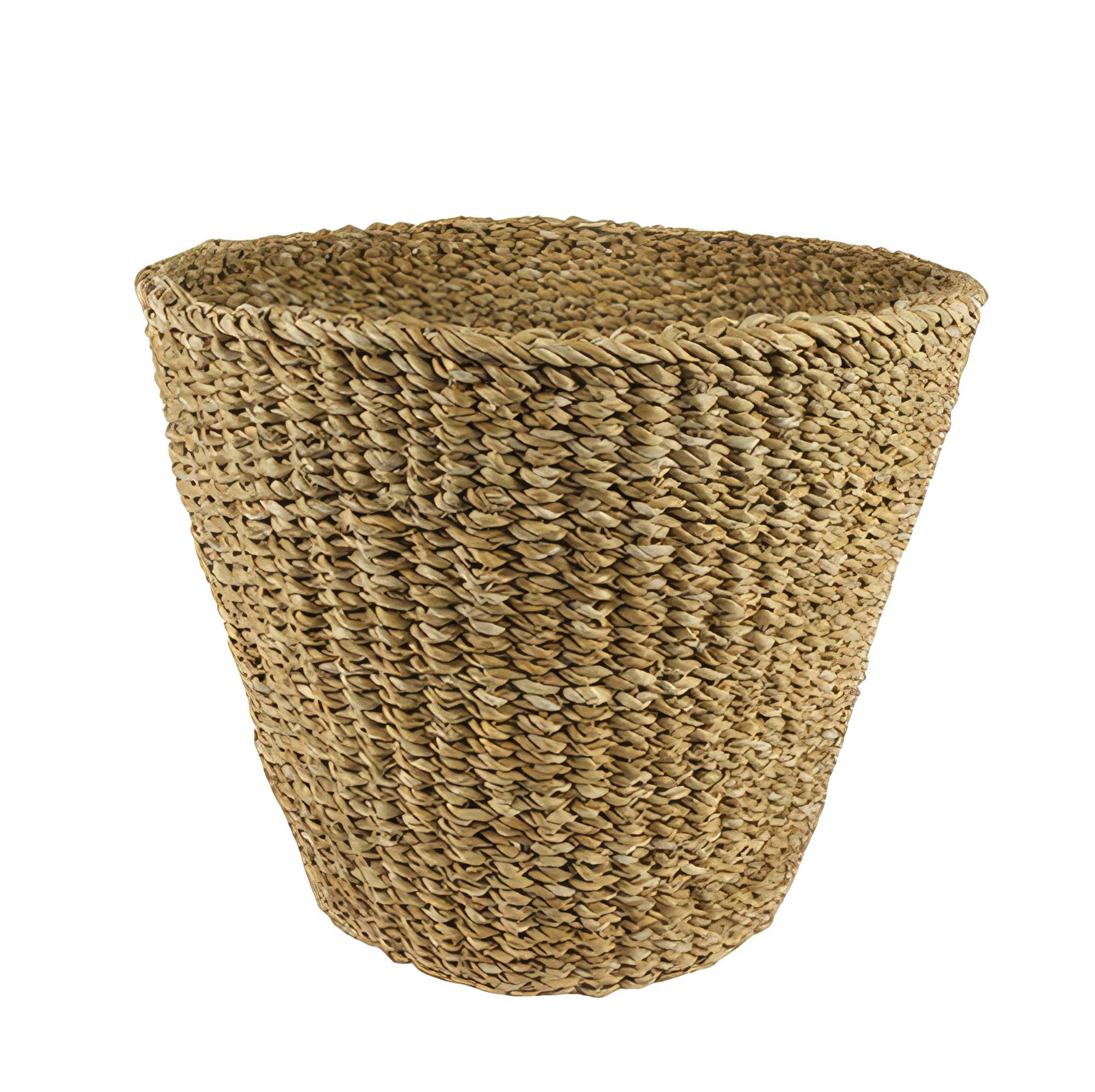 BLUMENTOPF Jip Natur Hellbraun L 30x25cm - Naturfarben, Naturmaterialien (30/25cm) - Green boutiQ