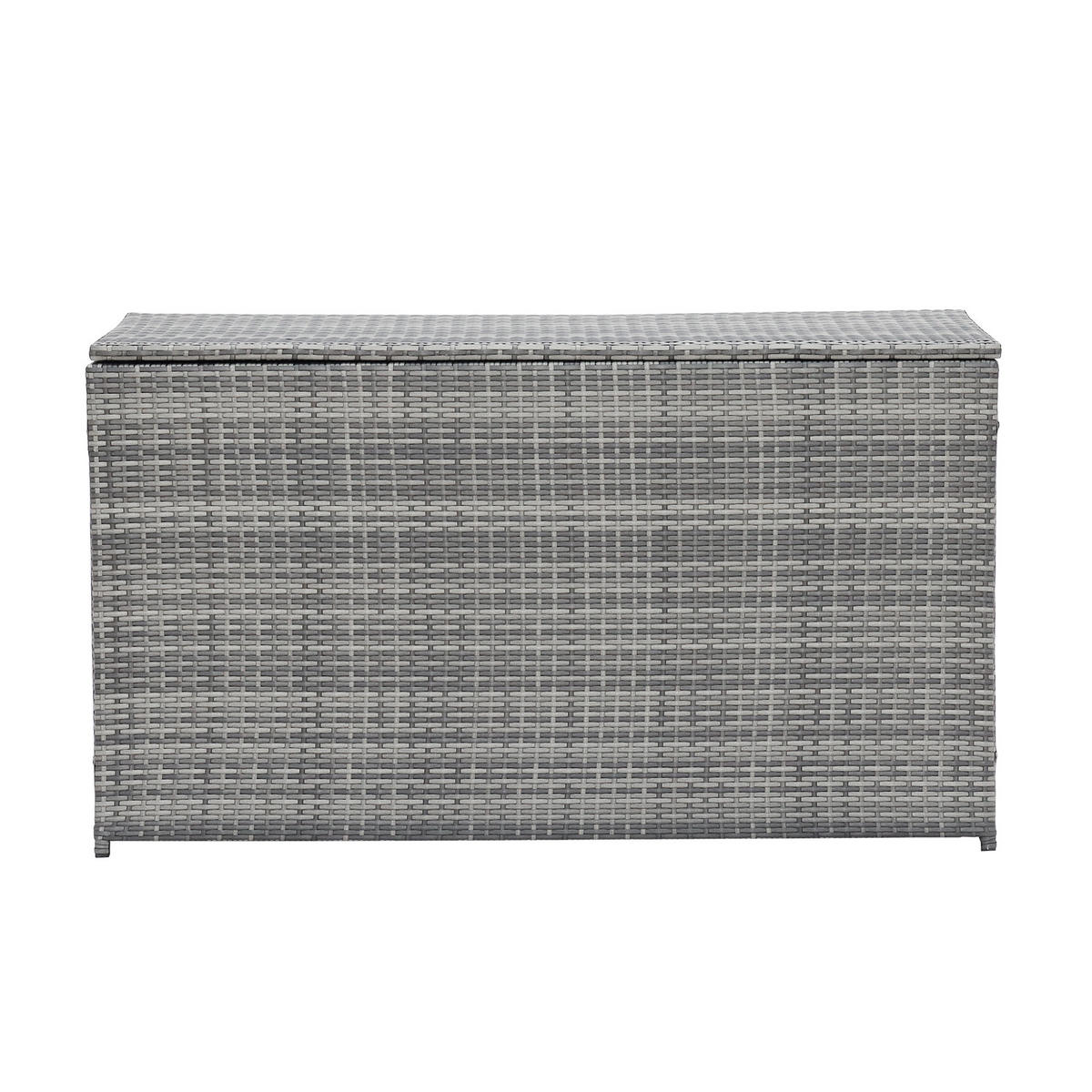 KISSENBOX Grau - Grau, Metall (59.7/80/80cm) - Teamson Home