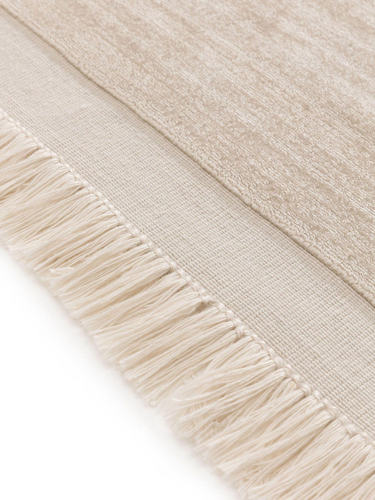 TEPPICH aus recyceltem Material Jade Cream 120x170 cm - Creme, Textil (120/170cm) - benuta Pure