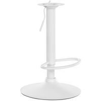ERSATZ-GESTELL für Barhocker 57-77 cm Weiß - Weiß, Metall (38.5/57/38.5cm) - furnicato