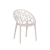 STUHL FÜR DRAUSSEN Rhona Beige 52 cm x 79 cm - Beige, Kunststoff (52/79/60cm) - Klast Home