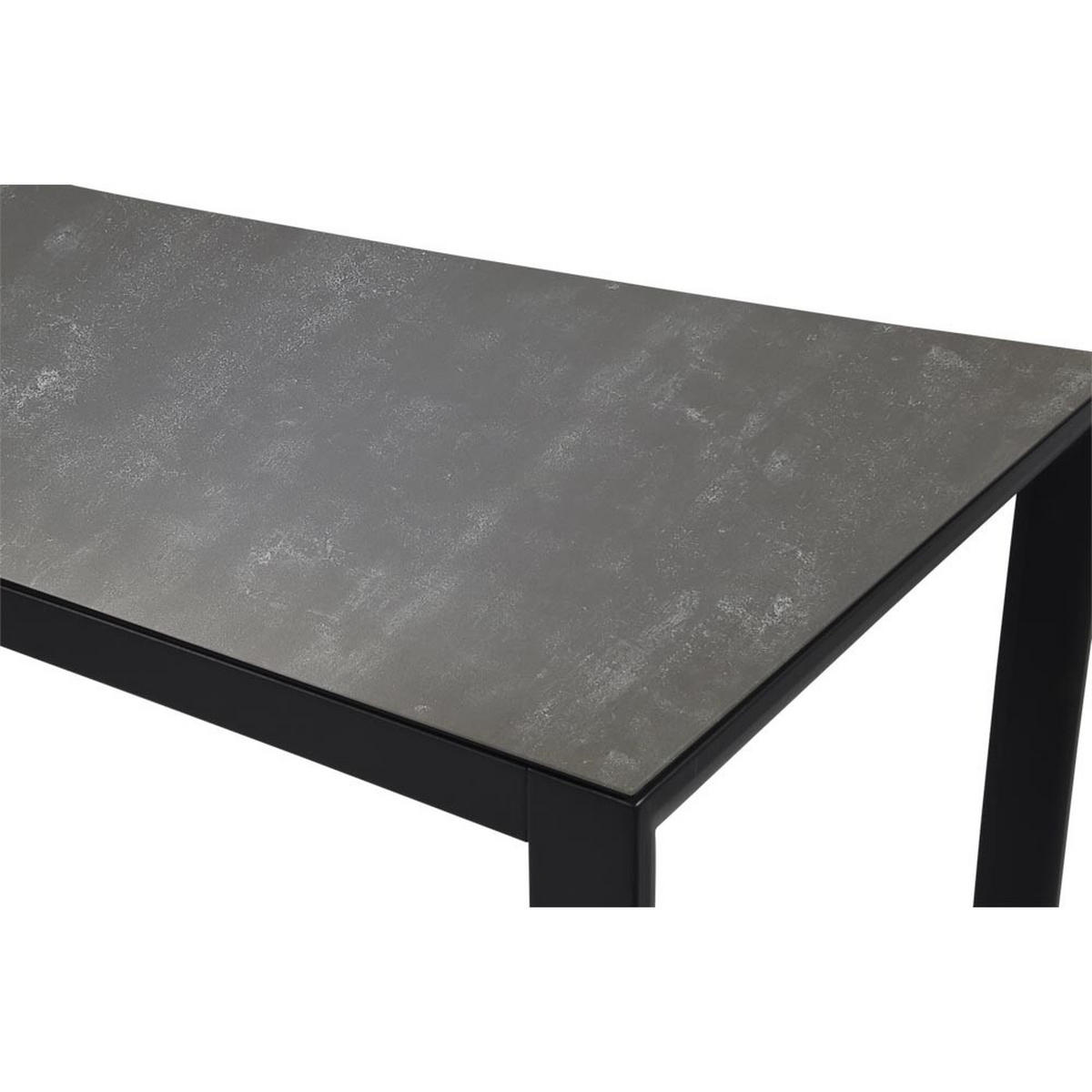 GARTENTISCH Mojito - Anthrazit - 160/90/74 cm - Dunkelgrau, Glas (160/90/74cm) - Lesli Living