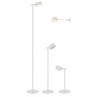 LED-AKKU-STEHLEUCHTE 3 in 1 Weiß Höhe bis zu 120 cm Metall - Weiß, Metall (16/16/120cm) - Northpoint