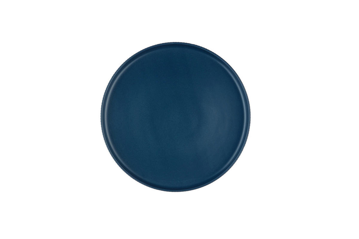 TELLER Scandi Ø21,5cm - 4er-Set - Marineblau - Blau, Keramik (21.5cm) - Björn