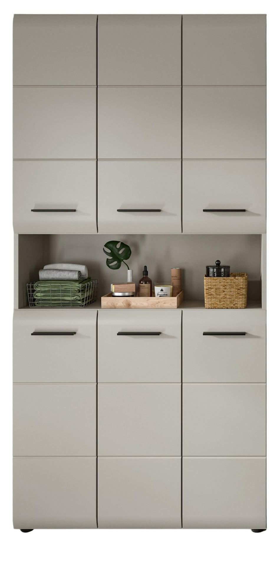 Inn.Furn Hochschrank Kaschmir 90x185x30 cm