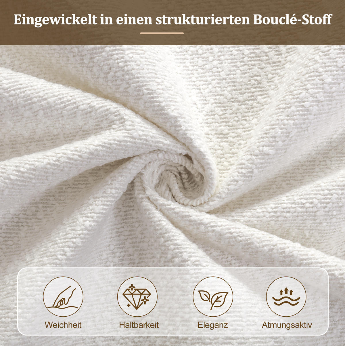 KINDERBETT 90x200 cm in Beige mit flexibel positionierbaren Armlehnen - Beige, Textil (90/200cm) - IVMEU