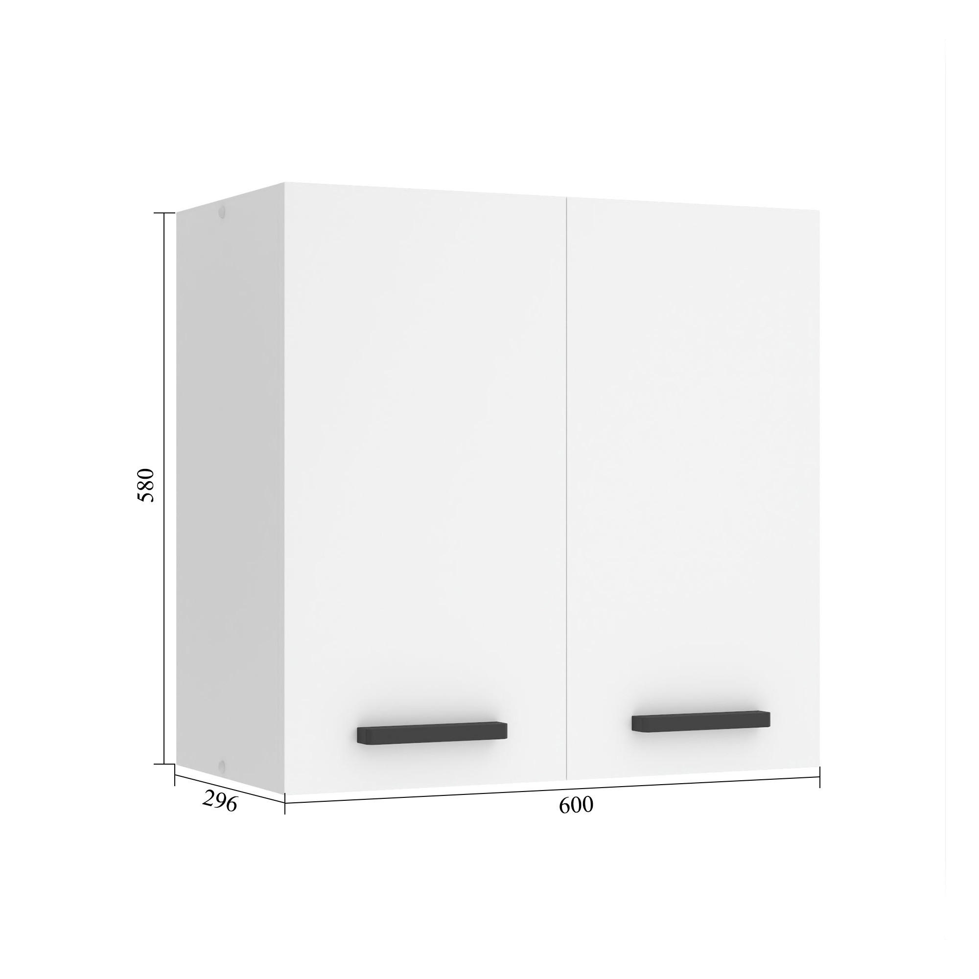 HÄNGESCHRANK SG2 60 cm, mit 2 Türen, Wotan-Eiche - Braun, Holz (60/58/29.6cm) - B BELINI GROUP