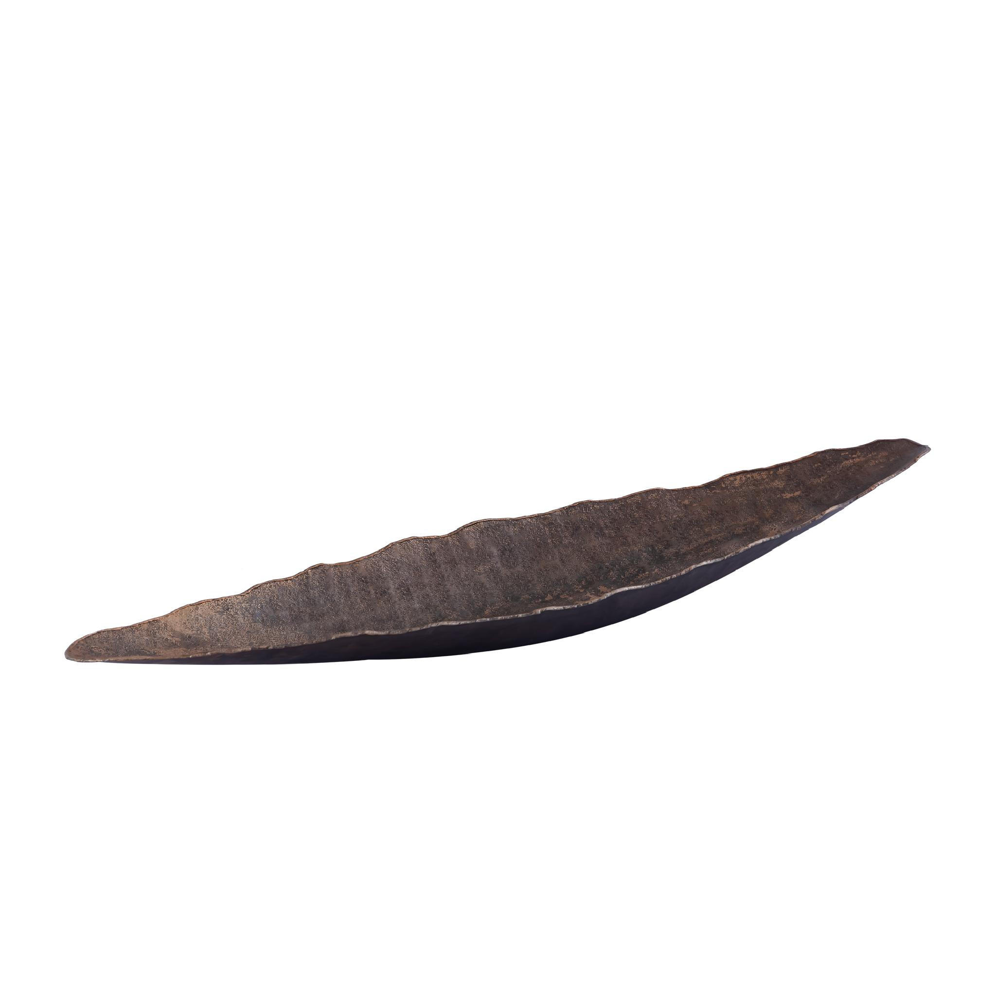 SCHALE Semin Braun 72/17/7cm - Braun, Metall (7cm) - PTMD Collection