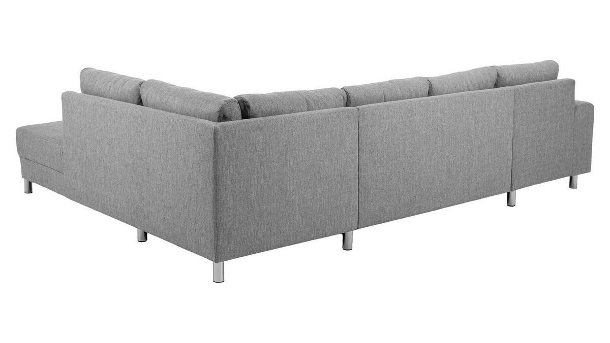 ECKSOFA hellgrau - Grau, Textil (287/221cm) - ebuy24
