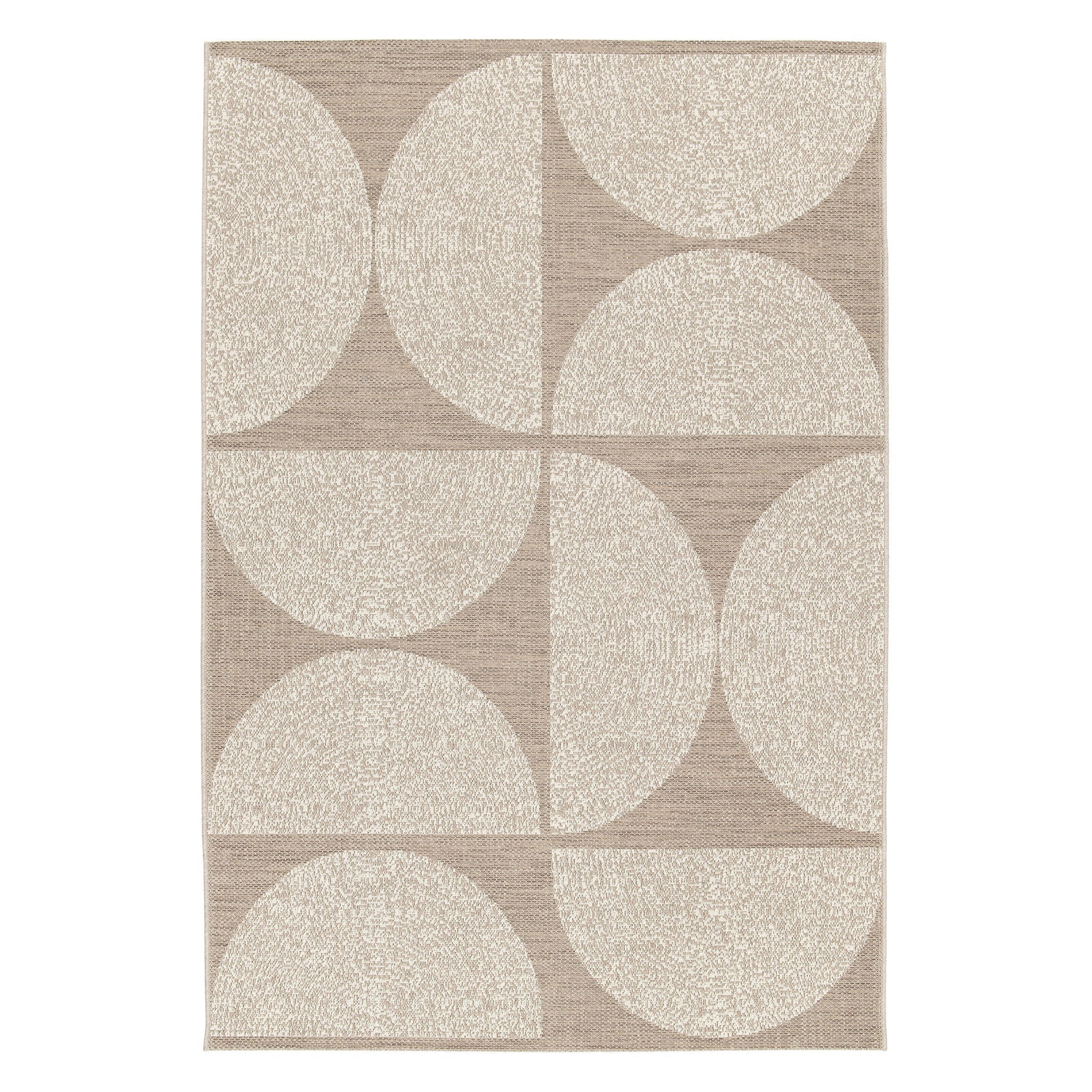 DESIGN Teppich für Innen und Außen beige - Beige, Textil (160/230cm) - AFK Living