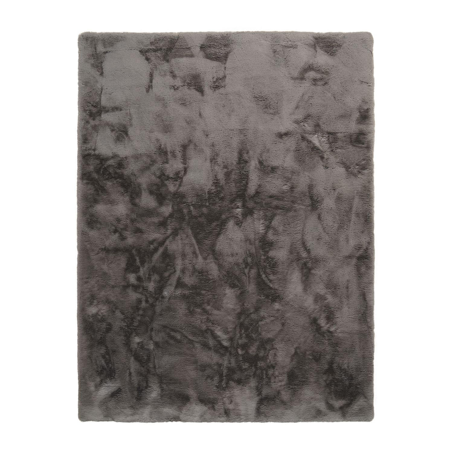 HOCHFLORTEPPICHE Anthrazit 60 x 100 cm - Anthrazit, Kunststoff (60/100cm) - TT Home