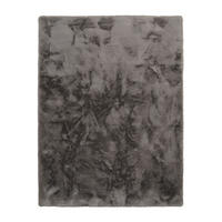 HOCHFLORTEPPICHE Anthrazit 60 x 100 cm - Anthrazit, Kunststoff (60/100cm) - TT Home