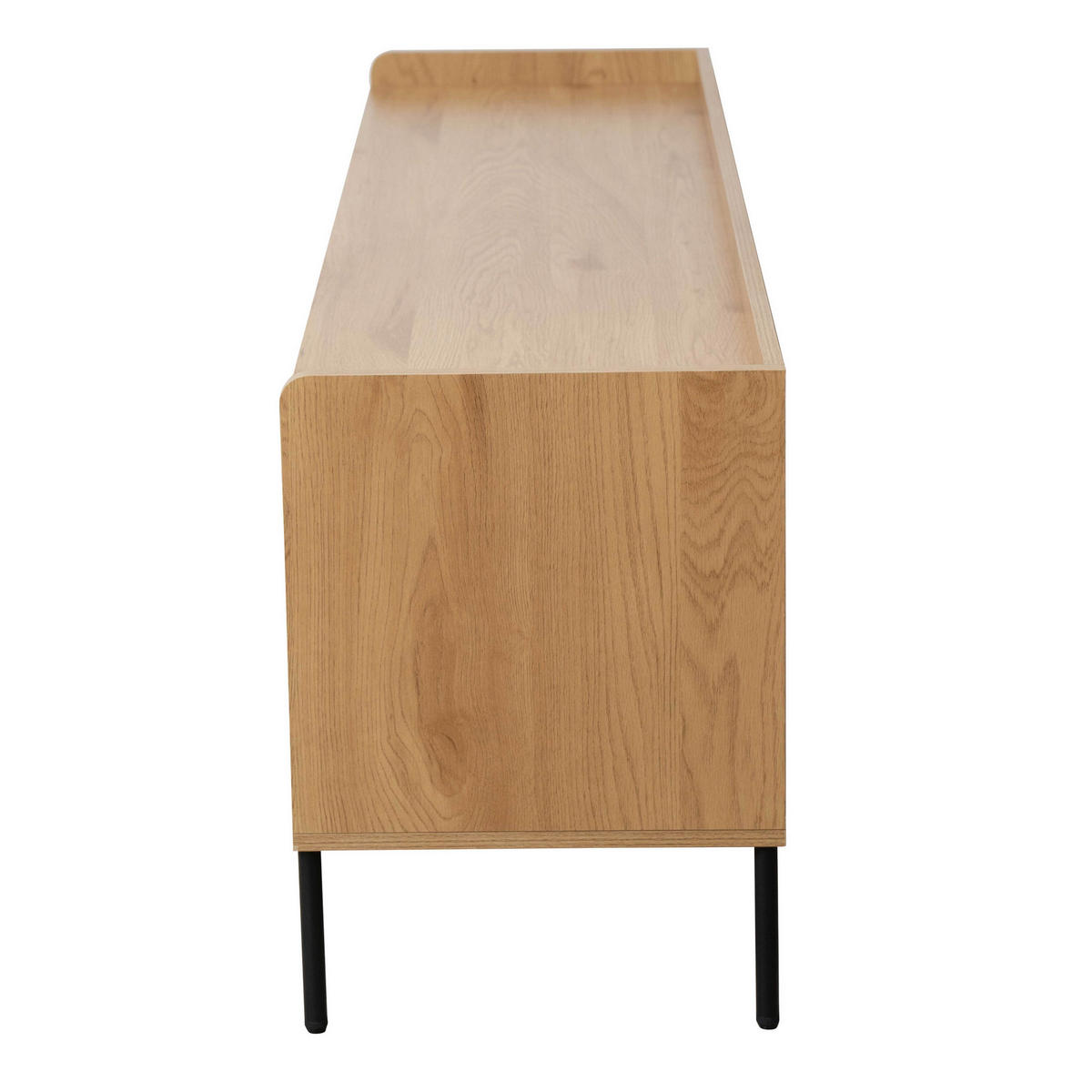 TV-SCHRANK, Beigefarbe - Beige, Holz (40/56/150cm) - Oviala