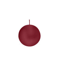 KUGELKERZEN Bordeaux Ø 80 mm, 6 Stück - Bordeaux, Paraffin (8/8/8cm) - Wiedemann Kerzen