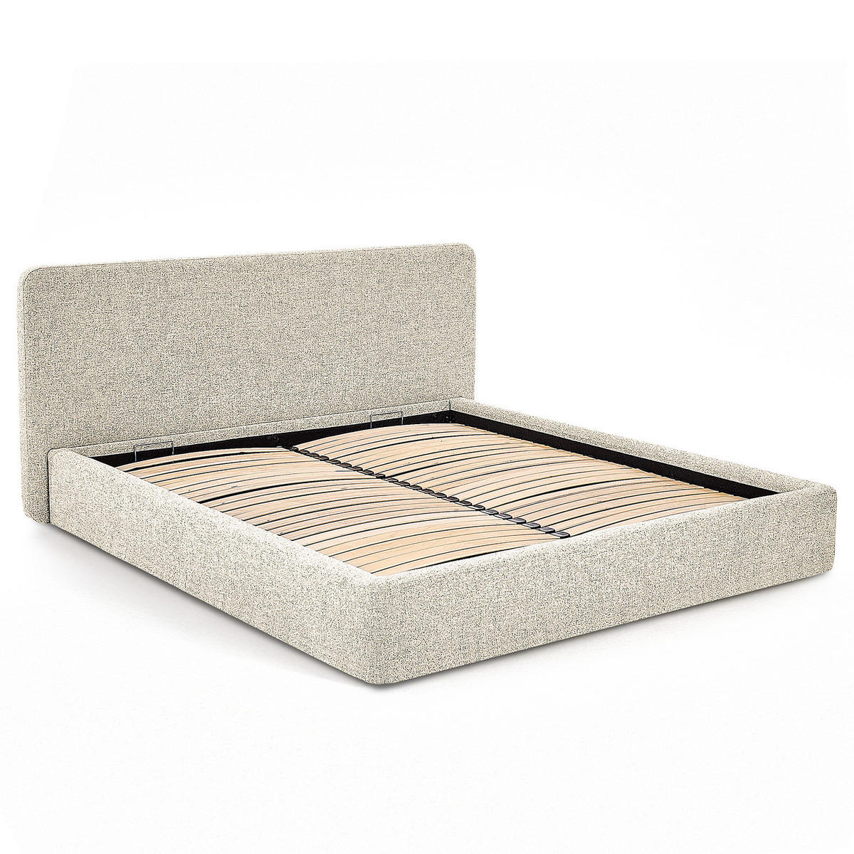 POLSTERBETT - Beige, Textil (140/200cm) - home24