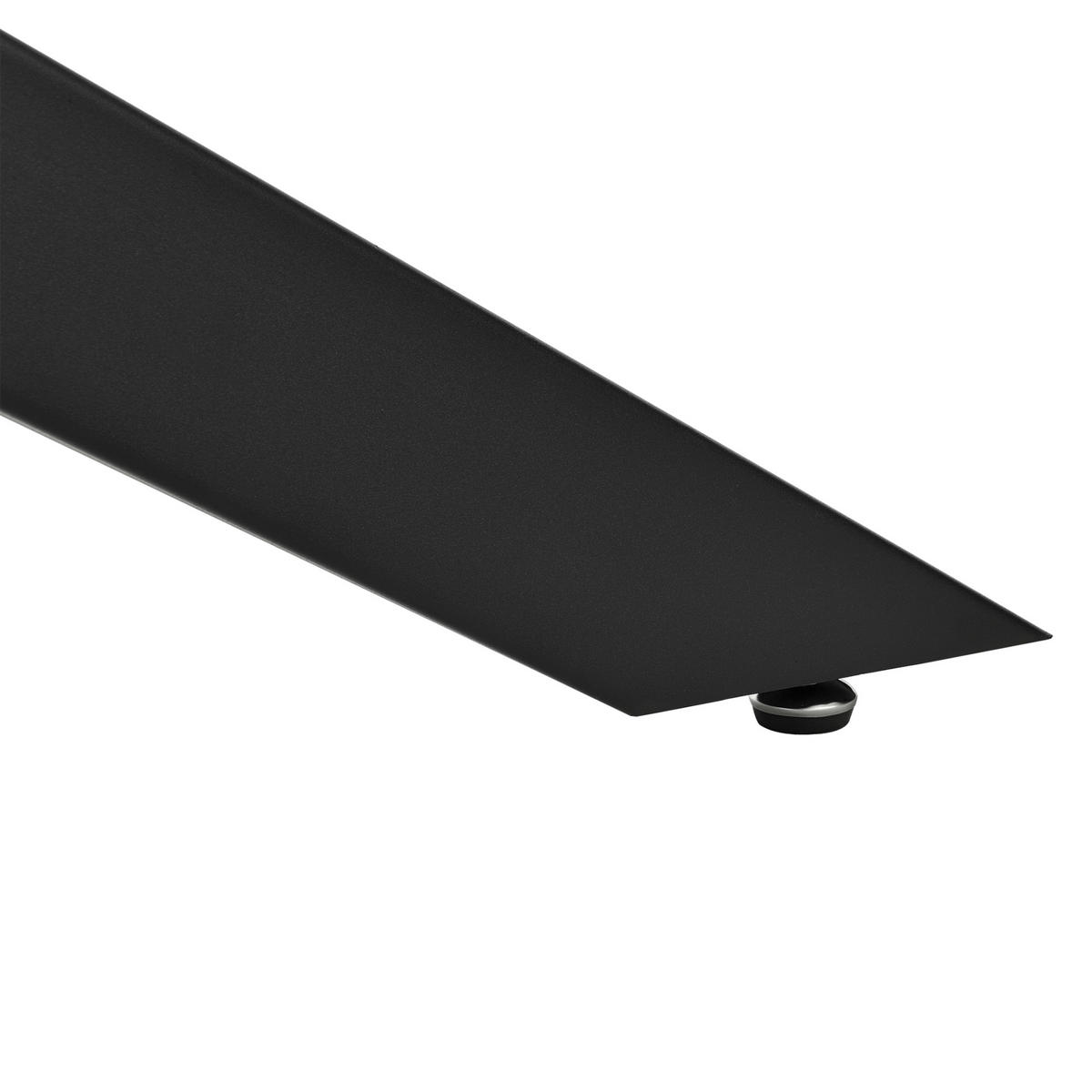TISCHGESTELL Oberau - Schwarz, Metall (120/71/68cm) - [en.casa]