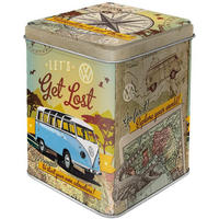 TEEDOSE Volkswagen VW Bulli Let's Get Lost - Multicolor, Metall (1/9.5cm) - Nostalgic-Art