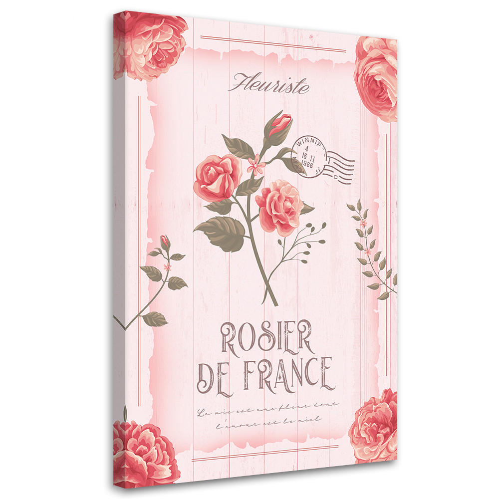 Feeby Wandbild Pink 40x60 cm