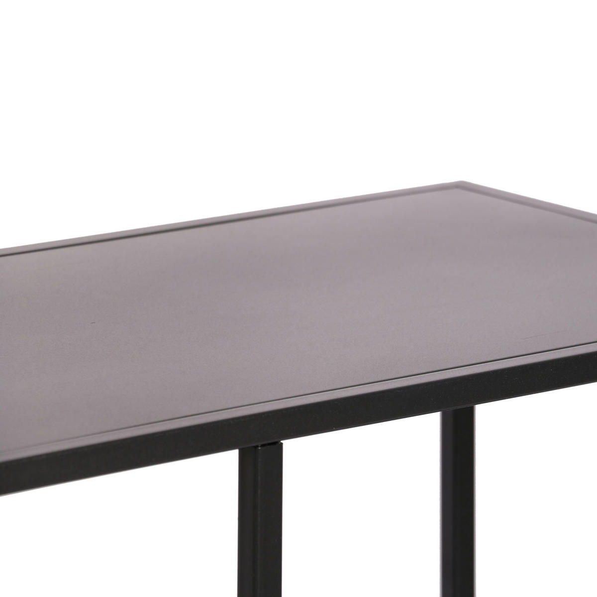 STANDREGAL Isojoki - Schwarz, Metall (120/87.5/35cm) - [en.casa]