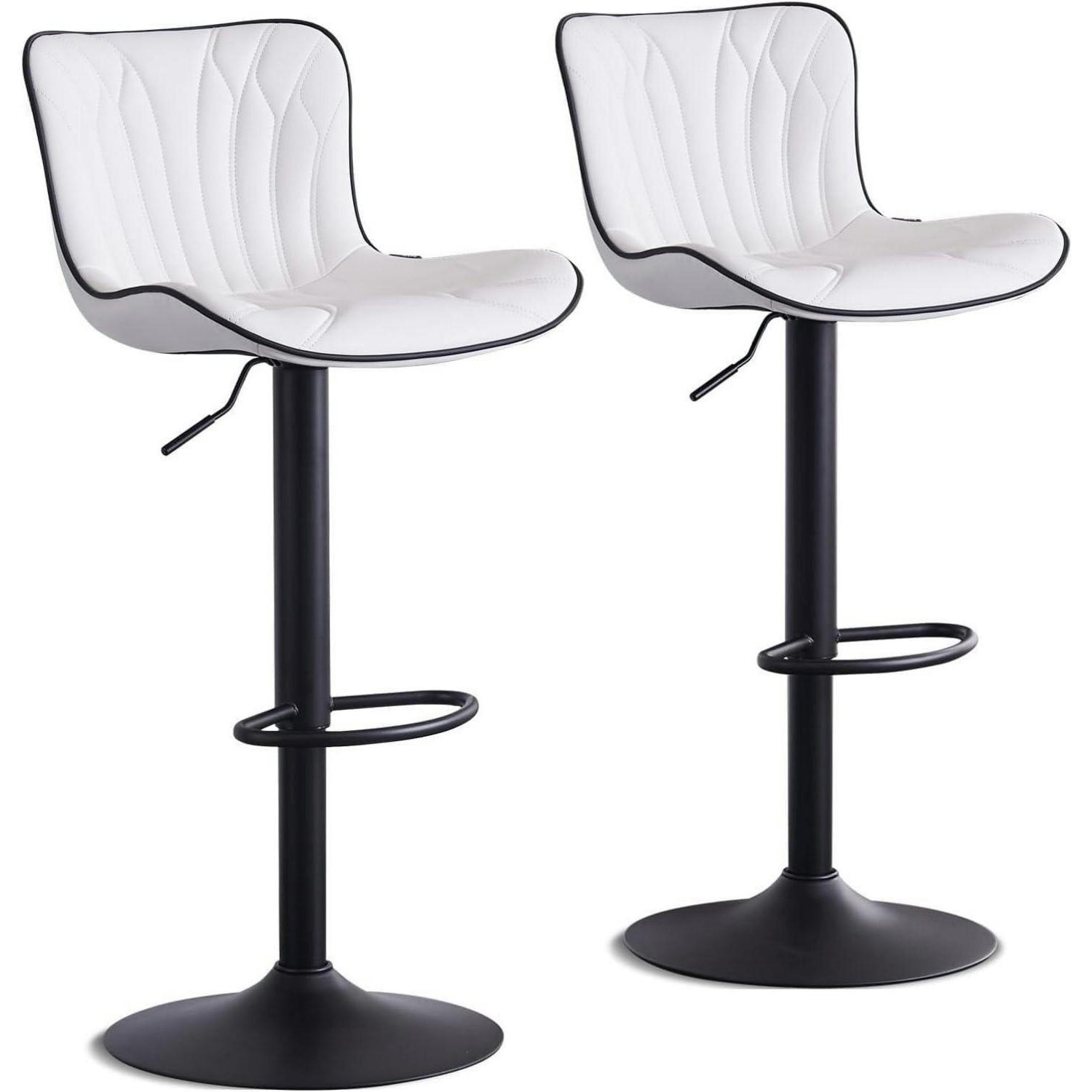 XXXLutz Barhocker Weiß 83x54x48 cm
