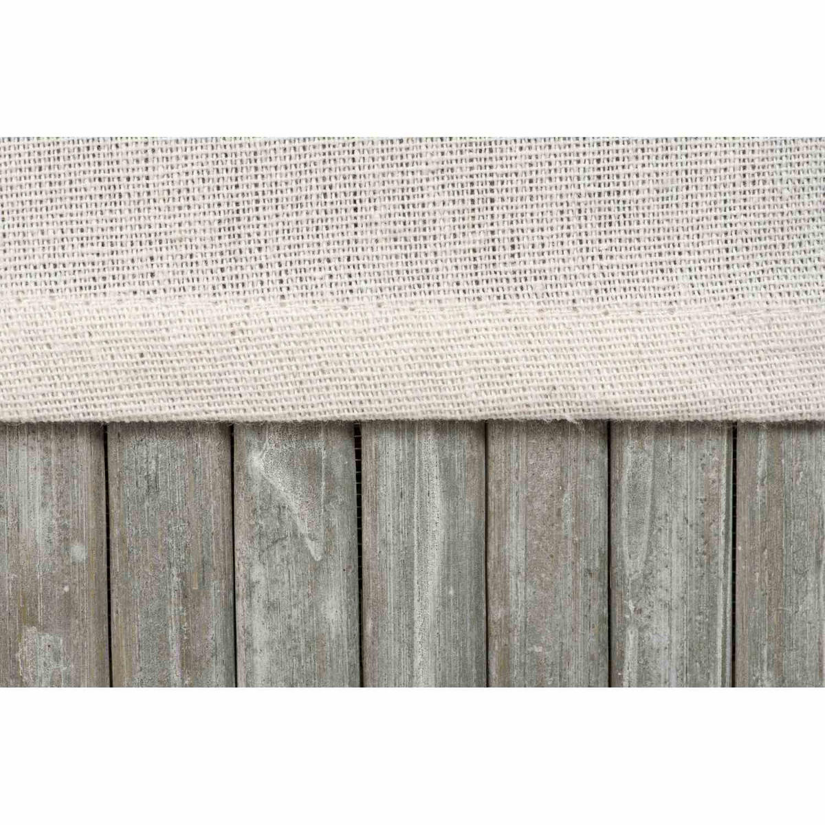 WÄSCHEKORB MIT DECKEL BAMBOO - Anthrazit, Naturmaterialien (60/60/40cm) - WohnDirect