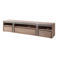 TV-BOARD Akazie 250x48x55 beige lackiert Amsterdam #127 - Beige, Holz (250/55/48cm) - Massivmoebel24
