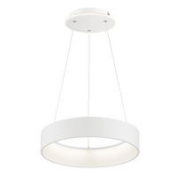 LED HÄNGELEUCHTE rund Weiß - Weiß, Metall (45/45/150cm) - Wofi