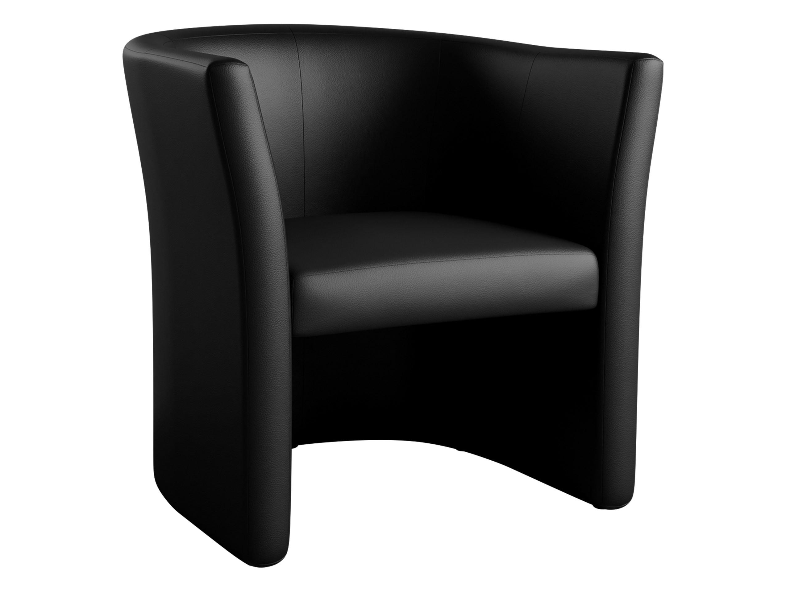 SESSEL Cuba - Schwarz, Holzwerkstoff/Kunststoff (55/74/50cm) - MIRJAN24
