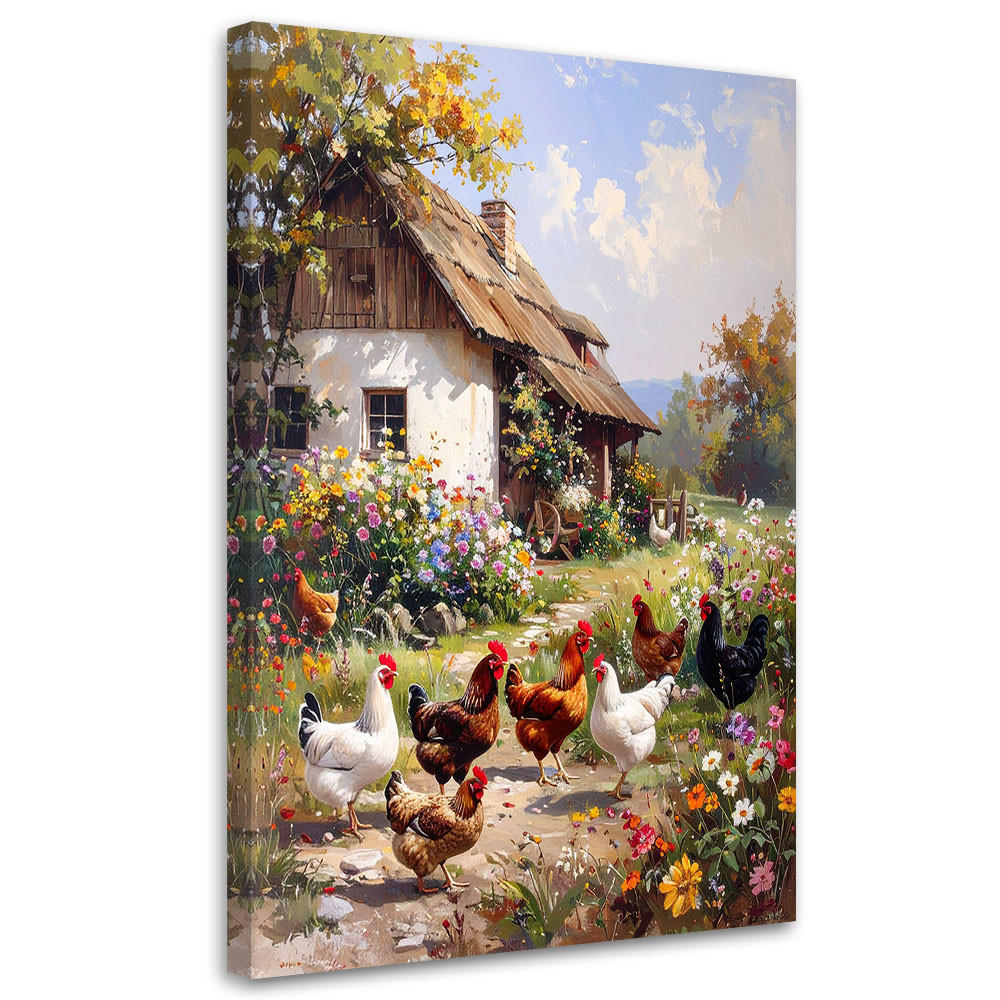 Feeby Leinwandbild, Mehrfarbig 60x90 cm