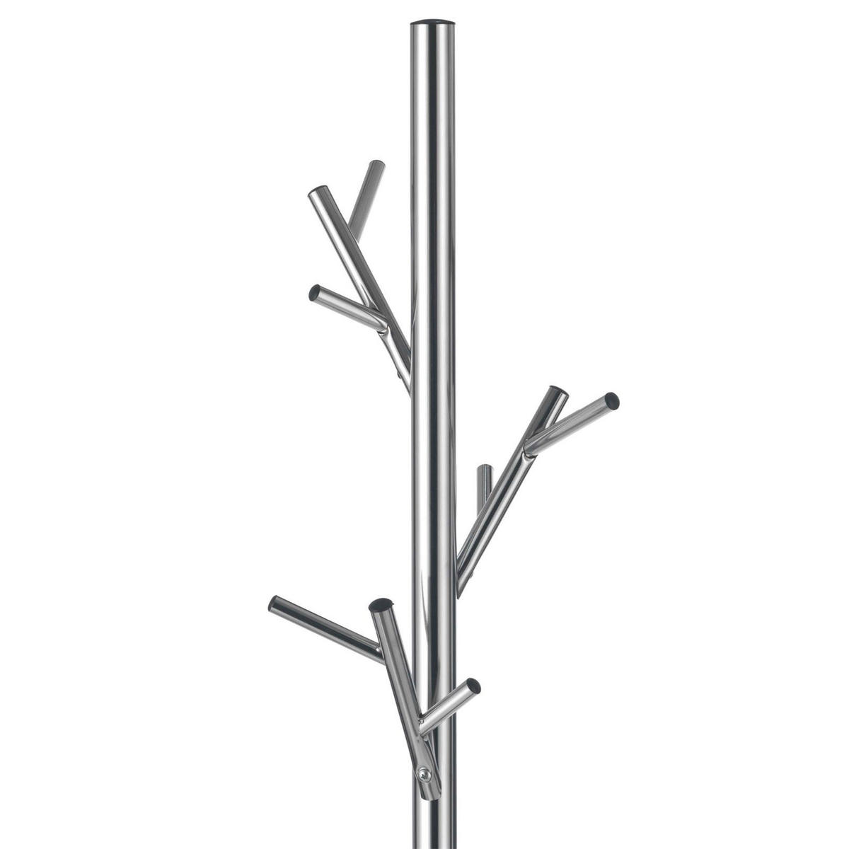 KLEIDERSTÄNDER ZENO - Chromfarben, Metall (30/177/30cm) - IDIMEX