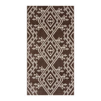 KURZFLOR-TEPPICH April 2291 Braun 80x300 cm - Braun, Textil (80/300cm) - carpet city