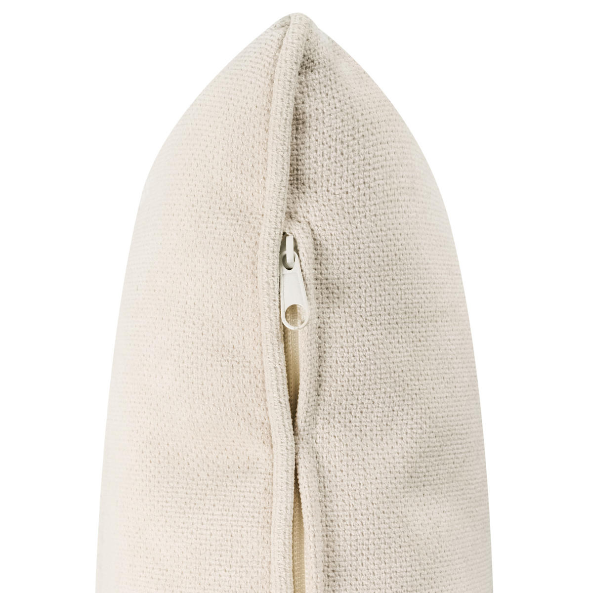 SCHAUKELSESSEL Stoff Hellbeige Skovde - Beige, Textil (66/82/79cm) - Beliani