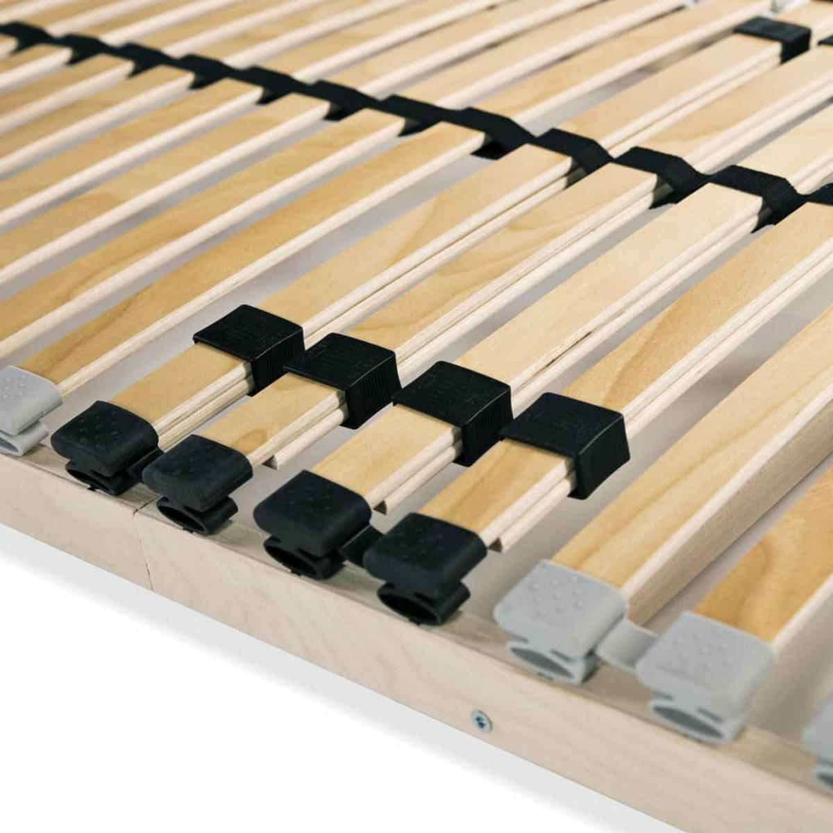 LATTENROST Mit 28 Latten 7 Zonen 90/200 Cm - Naturfarben/Braun, Holz (90/200cm) - vidaXL