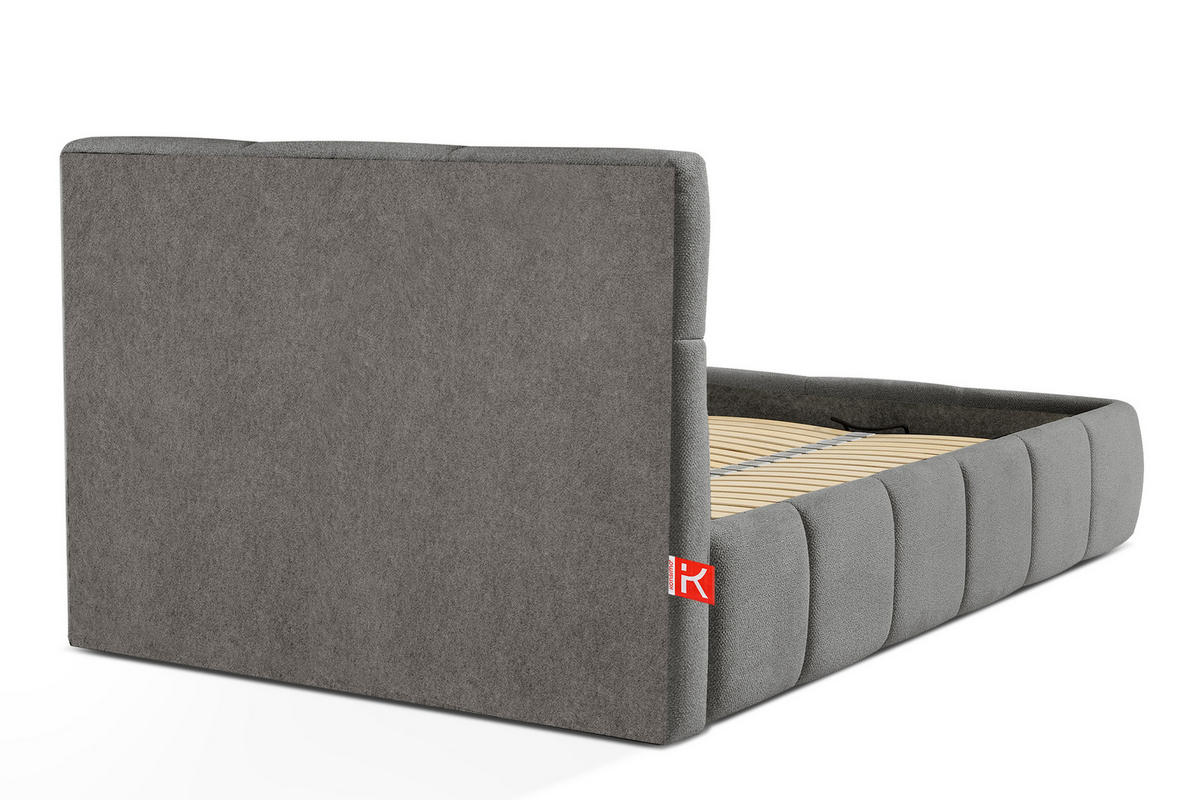 POLSTERBETT ALTOS Einzelbett, dunkelgrau - Dunkelgrau, Holz/Holzwerkstoff (120/200cm) - KONSIMO®