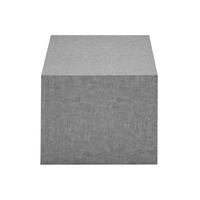 COUCHTISCH AMIRI L - Farbe: Grau, Größe: 95 x 40 x 50 cm - Grau, Holzwerkstoff/Textil (40/95/50cm) - Home Deluxe