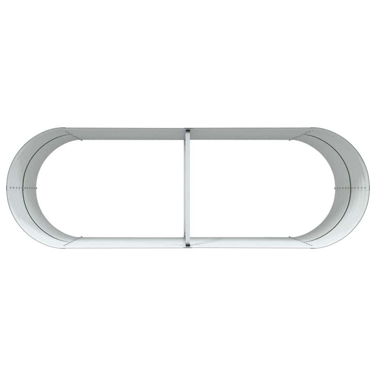 HOCHBEET 240/80/81 cm, aus Verzinkter Stahl, Grün - Grün, Metall (80/81/240cm) - vidaXL