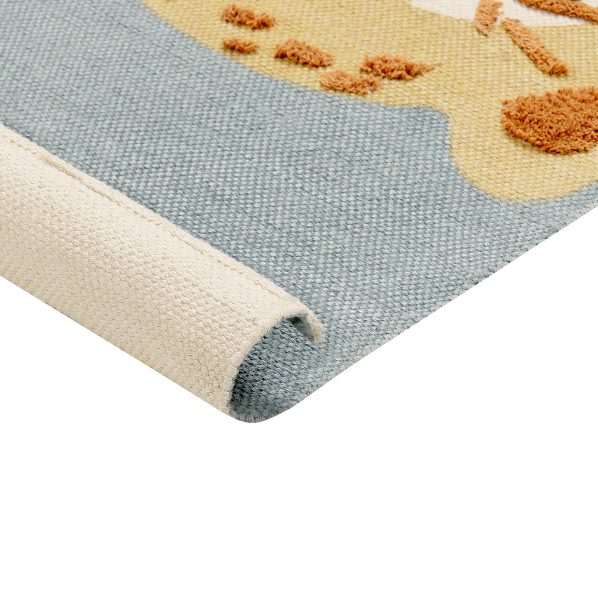 KINDERTEPPICH Tangse 150/80 cm - Gelb, Textil (80/150cm) - Beliani