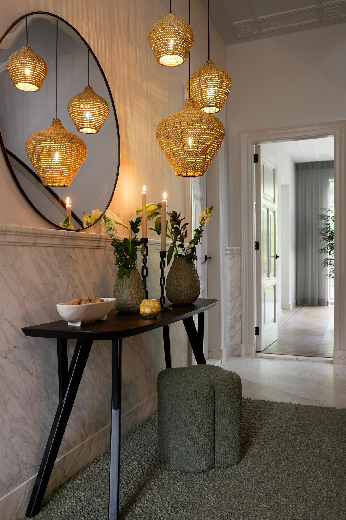 VASE Avocadogrün Ø22,5/29,5 cm - Grün, Keramik (29.5cm) - Light & Living