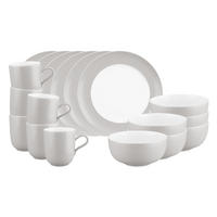 FRÜHSTÜCKS-SET Liberty Pure Colors New Grey 18er Set - Grau, Keramik (1/1/1cm) - Seltmann Weiden