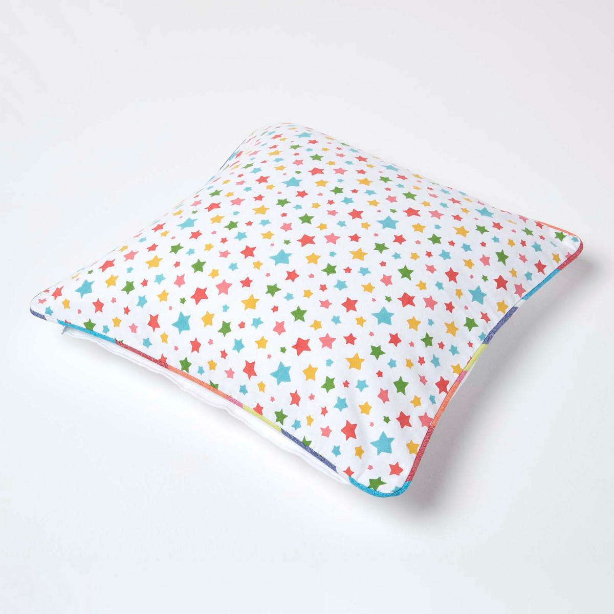 KISSENHÜLLE Bunte Sterne 45/45 cm, 100% Baumwolle - Multicolor, Textil (45/45cm) - Homescapes