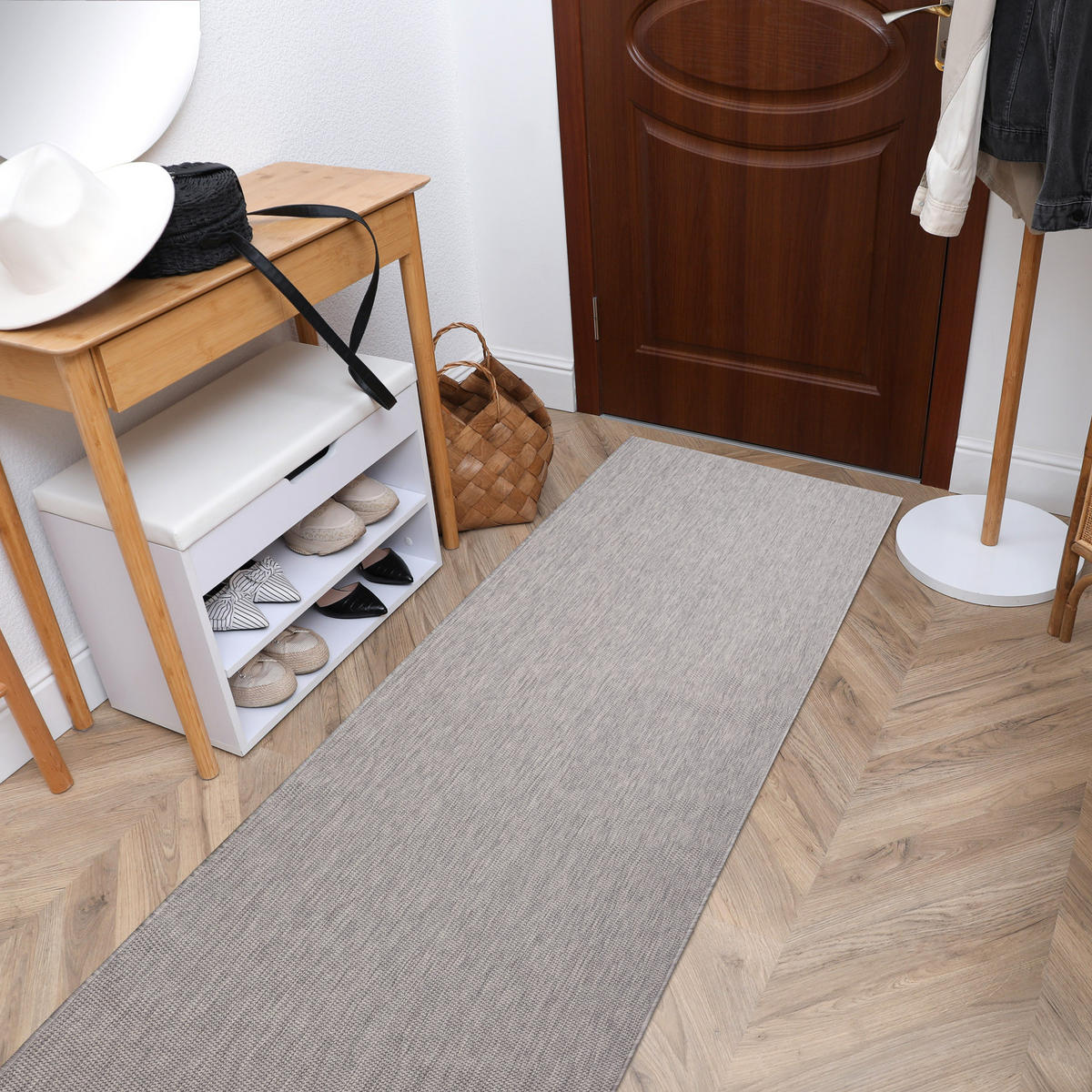 LÄUFER SISAL SION 70/280 cm - Grau, Textil (70/280cm) - rugsX