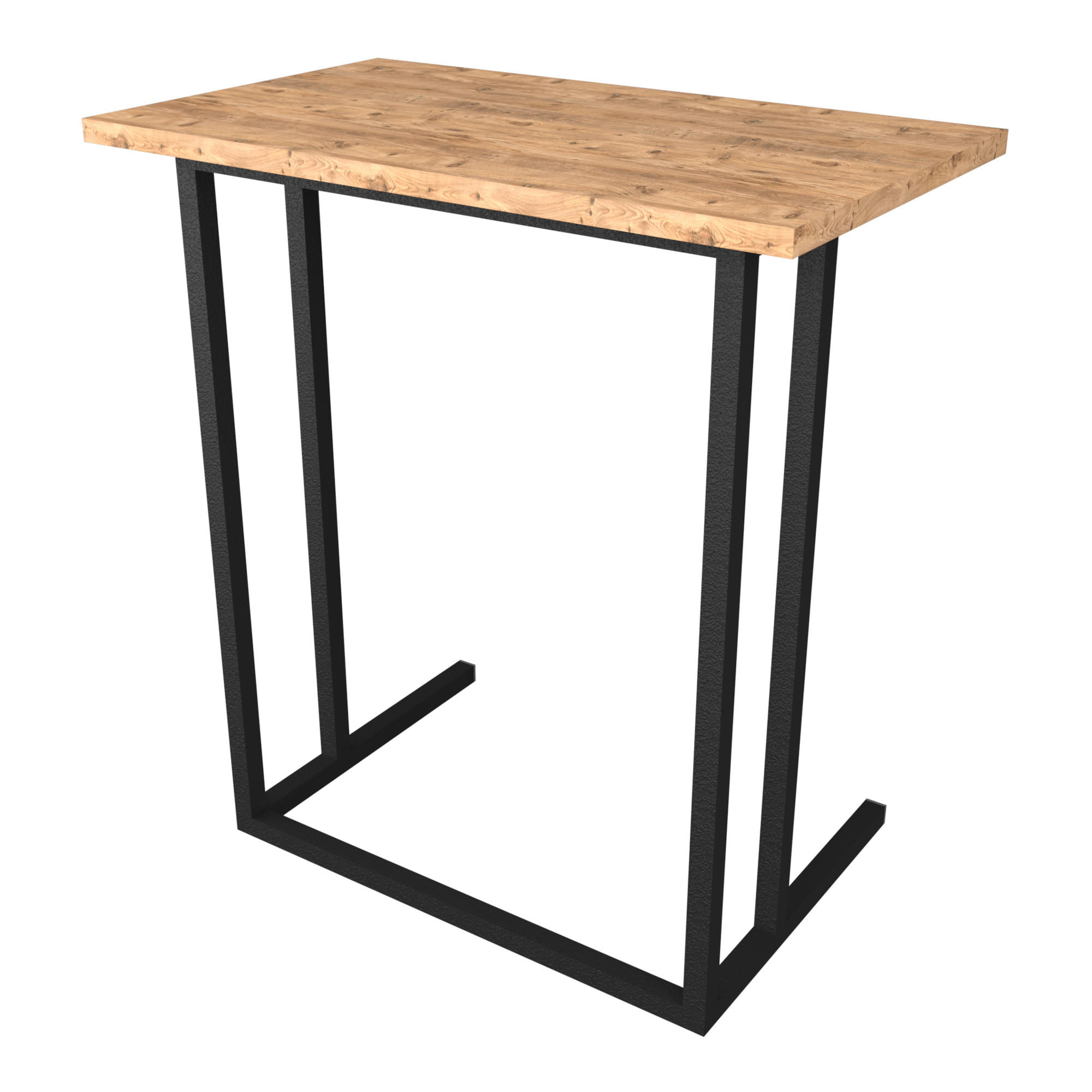 LAPTOPTISCH Högsby - Eichefarben, Holzwerkstoff (36/60/66cm) - [en.casa]