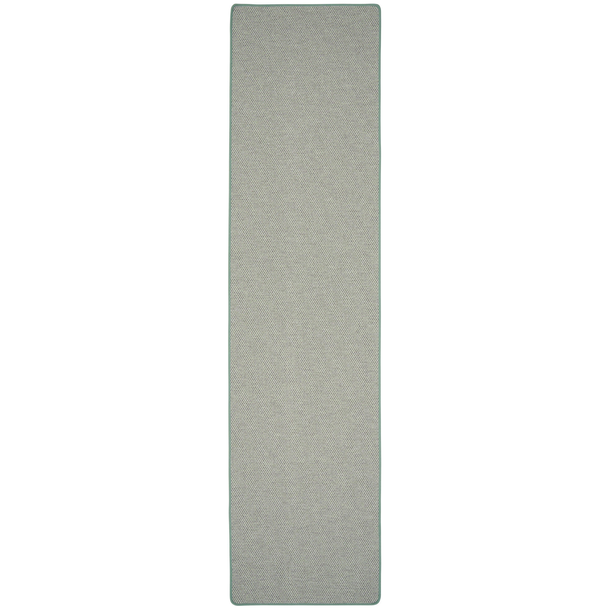 LÄUFER TEPPICH BENTZON FLACHGEWEBE - Mintgrün, Textil (80/400cm) - Snapstyle